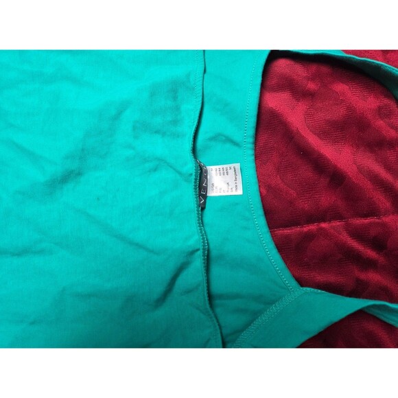 Women’s Green Halter Midi Dress Flared A-Line Sleeveless Summer Sundress Medium - Picture 5 of 8